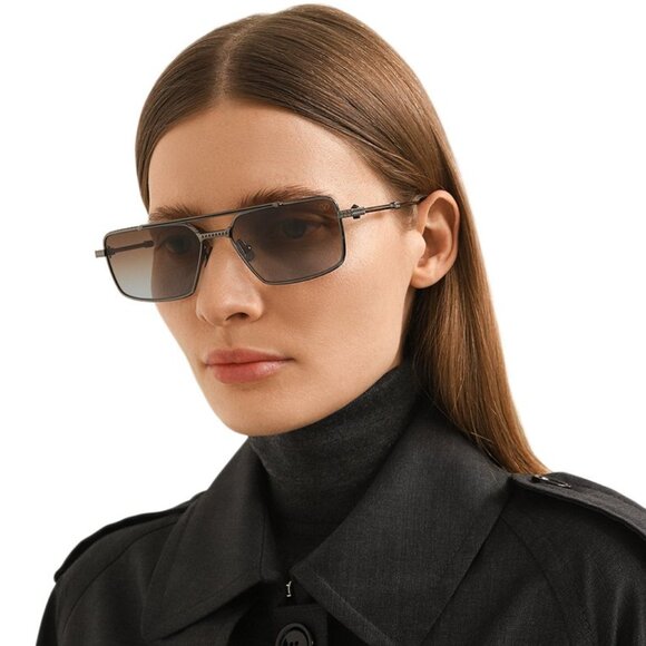 NEW VALENTINO V-SEI VLS-111C  TITANIUM UNISEX VALENTINO SUNGLASSES VLS-111C - Picture 6 of 11